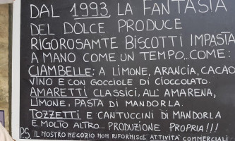 Fantasia Del Dolce menu