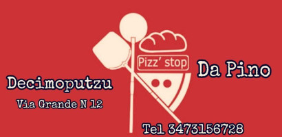 Pizz Stop menu