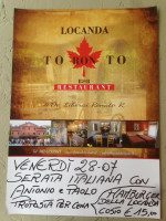 Locanda Toronto menu