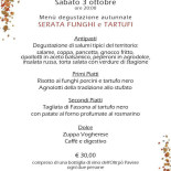 Atmosfera Bistrot Speisekarte
