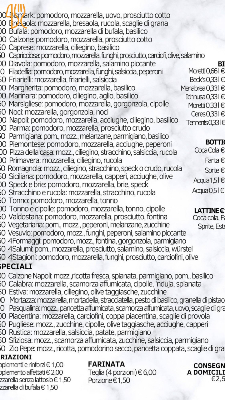 Pizzeria Da Angelo Carta