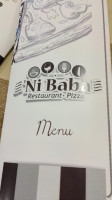 Ni Babà menu