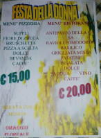 La Fonte menu