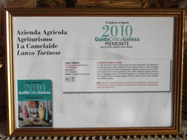 Agriturismo La Camelaide menu