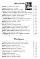 Pier Delle Vigne B&b Cucina Pizzeria Catering menu