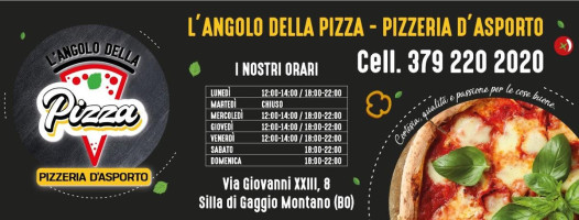 L'angolo Della Pizza menu