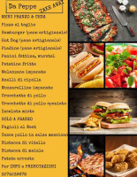 Da Peppe Burgers Pizza menu