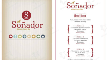 El Sonador menu