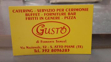 Gusto San Nicolò A Tordino menu