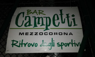 Campetti menu