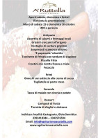 Agriturismo A Ruttella menu