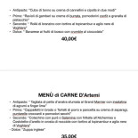 D'artemi Ristorante Bar Pizzeria menu