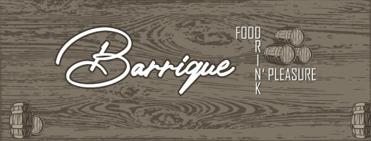 Barrique Fdn'p menu