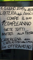 Osteria Degli Amici menu