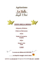 La Valle Degli Ulivi menu