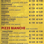 Pizzeria Crazy Menu