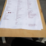 Trallalla menu