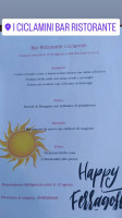 I Ciclamini menu