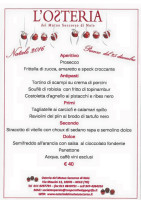 L'osteria Societa Operaia Mutuo Soccorso menu