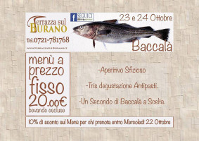 Terrazza Sul Burano menu