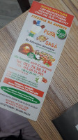 Pizza Sasa menu