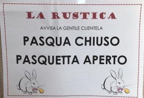 La Rustica menu