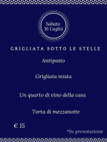 Hostaria Lo Spaiato menu