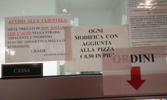 Pizzeria La Perla menu