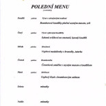 Pod Dubem menu