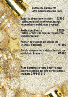 Giardinetto menu