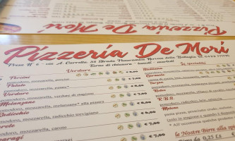 Pizzeria De Mori menu