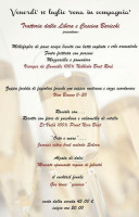 Trattoria Dalla Libera menu