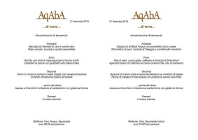 Aqaba menu