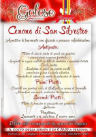 Trattoria Golose Identita' menu