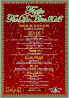 El Centenario menu