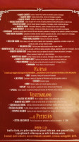 El Centenario menu