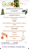 Gustó menu