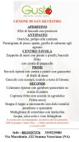 Gustó menu