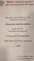 Trattoria Orio menu