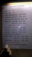 Osteria Del Buchetto menu