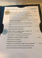 Osteria Del 4 menu