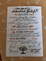 Agriturismo Alle Valli menu