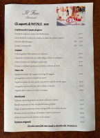 Il Faro menu