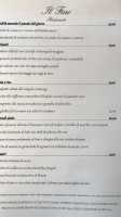 Il Faro menu