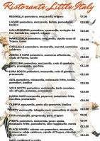 Little Italy menu