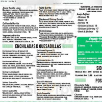 Pizzeria Nestor menu