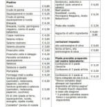 Piadastyle Verucchio menu