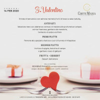 Corte Maria menu