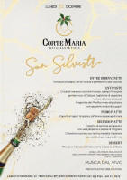 Corte Maria menu