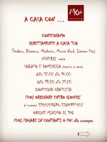 Moè Bistrò menu